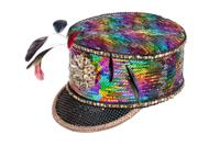 Pet Burning Man Rainbow met veren
