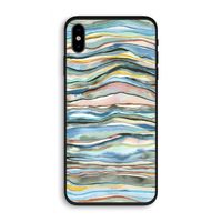 Watercolor Agate: iPhone XS Biologisch afbreekbaar hoesje