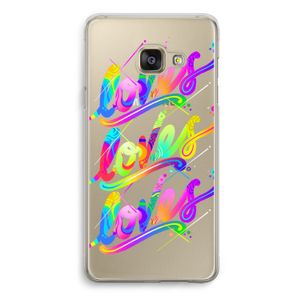 Loves: Samsung Galaxy A3 (2016) Transparant Hoesje