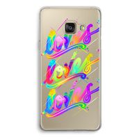 Loves: Samsung Galaxy A3 (2016) Transparant Hoesje