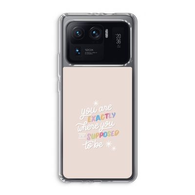 Right Place: Xiaomi Mi 11 Ultra Transparant Hoesje