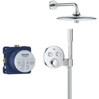 Set doccia incasso - Tutti i tipi di getto - Miscelatore termostatico - GROHE - 34878000 - Grigio