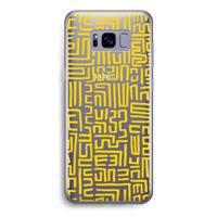 Majorelle Blue Print: Samsung Galaxy S8 Transparant Hoesje