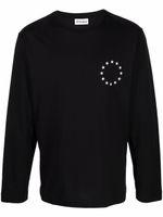 Études Studio t-shirt Wonder à drapeau européen - Noir