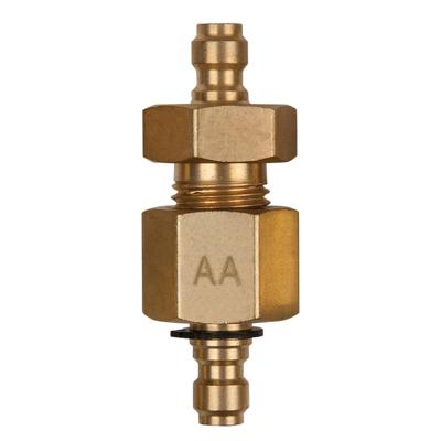 KS Tools 150.2347 Dubbel adapterstuk M14x1,5 binnen- en buitenschroefdraad en 3/8 slangaansluiting