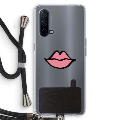 Kusje: OnePlus Nord CE 5G Transparant Hoesje met koord