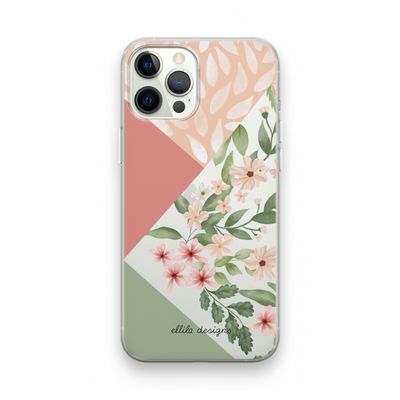 Sweet heaven geometrics: iPhone 12 Pro Transparant Hoesje