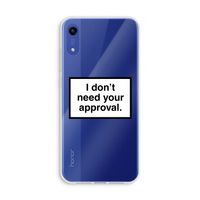 Don't need approval: Honor Play 8A Transparant Hoesje