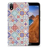 Xiaomi Redmi 7A | TPU | Siliconen hoesje | Tiles Color