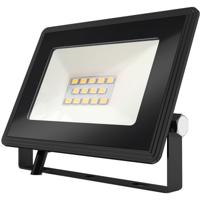 LED Bouwlamp 10W - Natuurlijk Wit 4000K - Waterdicht IP65 - Mat Zwart