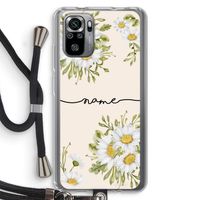Daisies: Xiaomi Redmi Note 10S Transparant Hoesje met koord