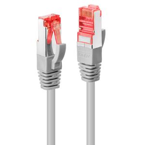 LINDY 47708 RJ45 Netwerkkabel, patchkabel CAT 6 S/FTP 10.00 m Grijs Snagless 1 stuk(s)