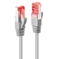 LINDY 47708 RJ45 Netwerkkabel, patchkabel CAT 6 S/FTP 10.00 m Grijs Snagless 1 stuk(s)