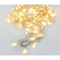 Christmas Decoration lichtsnoeren warm wit -2x -2 m -24 leds- batterij - Kerstverlichting kerstboom - thumbnail