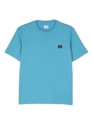 C.P. Company Kids t-shirt à logo imprimé - Bleu
