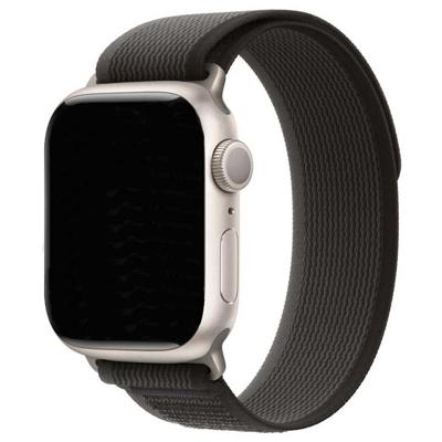 Apple Watch Nylon Trail Band - Zwart Grijs - 38, 40, 41 & 42mm Apple Watch Nylon Trail Band - Zwart Grijs - 38, 40, 41 & 42mm