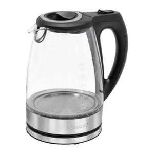 Bomann WKS 6032 G CB Glas Waterkoker 1.7L 2200W RVS/Zwart