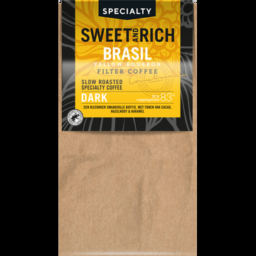 Specialty Brasil Yellow Bourbon Filter Coffee Dark 250 g bij Jumbo