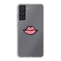 Kusje: Samsung Galaxy S21 FE Transparant Hoesje