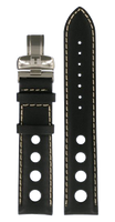 Horlogeband Tissot T0144211605701A / T600030781 Leder Zwart 19mm