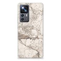 Xiaomi 12T | 12T Pro | TPU | Siliconen hoesje | Marmer Beige Xiaomi 12T | 12T Pro | TPU | Siliconen hoesje | Marmer Beige