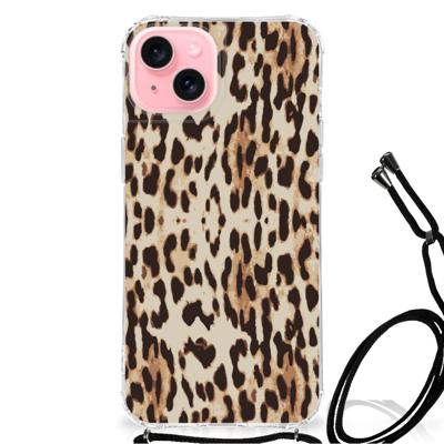 iPhone 15 Plus Case Anti-shock Leopard iPhone 15 Plus Case Anti-shock Leopard