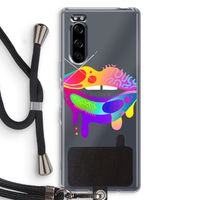 Lip Palette: Sony Xperia 5 Transparant Hoesje met koord