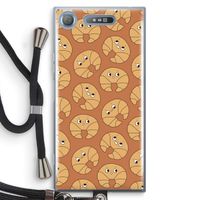 Croissant: Sony Xperia XZ1 Transparant Hoesje met koord