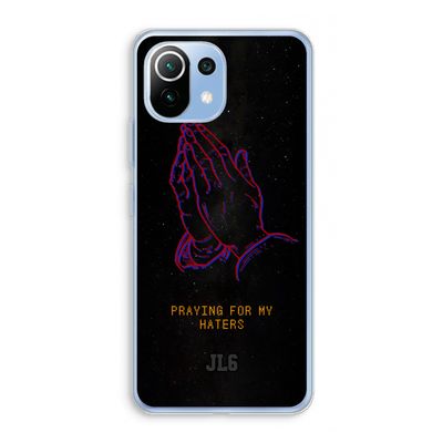 Praying For My Haters: Xiaomi Mi 11 Lite Transparant Hoesje