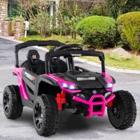 Kinderen 12V Elektrische auto met Afstandsbediening Elektrische UTV-truck Kinderauto Kinder Voertuig Roze