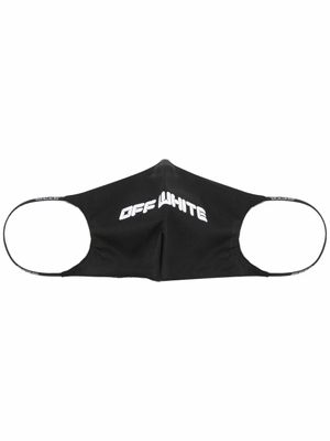 Off-White masque à logo Arrows - Noir