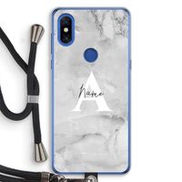 Ivory Marble: Xiaomi Mi Mix 3 Transparant Hoesje met koord