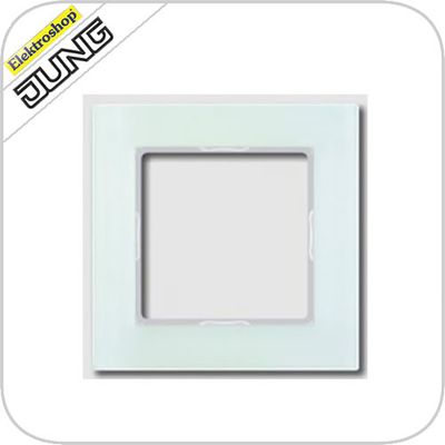 Jung A Creation afdekraam 1-voudig glas matwit
