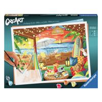 Ravensburger CreArt Schilderen op Nummer Cozy Cabana