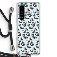 Zeemeermin: Sony Xperia 5 III Transparant Hoesje met koord
