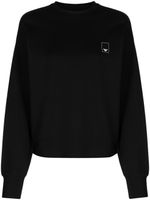 Emporio Armani sweat à appliqué logo - Noir - thumbnail