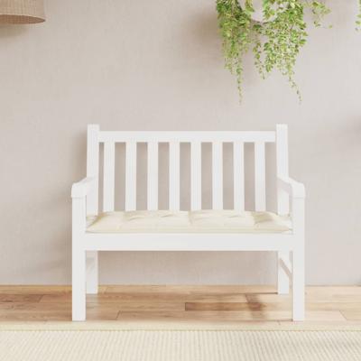 VidaXL Tuinbankkussen 110x50x7 cm oxford stof crèmewit