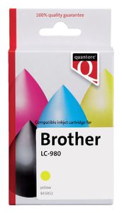 Inkcartridge quantore bro lc-980 geel Inkcartridge quantore bro lc-980 geel