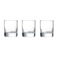 18x Stuks tumbler waterglazen/whiskyglazen 200 ml