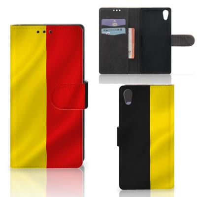 Sony Xperia XA1 | Bookstyle Case | Belgische Vlag | Portemonnee hoesje