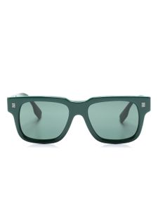 Burberry Eyewear lunettes de soleil carrées à logo imprimé - Vert