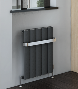 Eastbrook Malmesbury aluminium design radiator 180x28cm Antraciet 809 watt