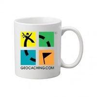 Koffie + thee mok: Groundspeak Logo - thumbnail