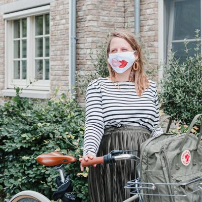 Mondkapje (niet-medisch) - L - bedrukken