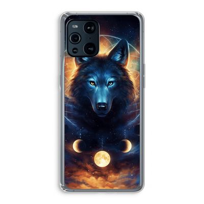 Wolf Dreamcatcher: Oppo Find X3 Pro Transparant Hoesje