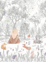 Dutch Cute Walls- Forest Animals 212x280cm - CW6043-1