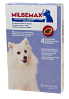 Milbemax Kauwtabletten Hond Klein Chewy <5kg 4 tabl.