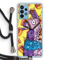 Loot Burger: Samsung Galaxy A52 Transparant Hoesje met koord