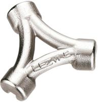 Lezyne cnc spoke wrench 3.22/3.3/3.45mm silver