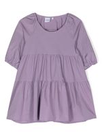 Aspesi Kids robe en popeline à volants superposés - Violet - thumbnail